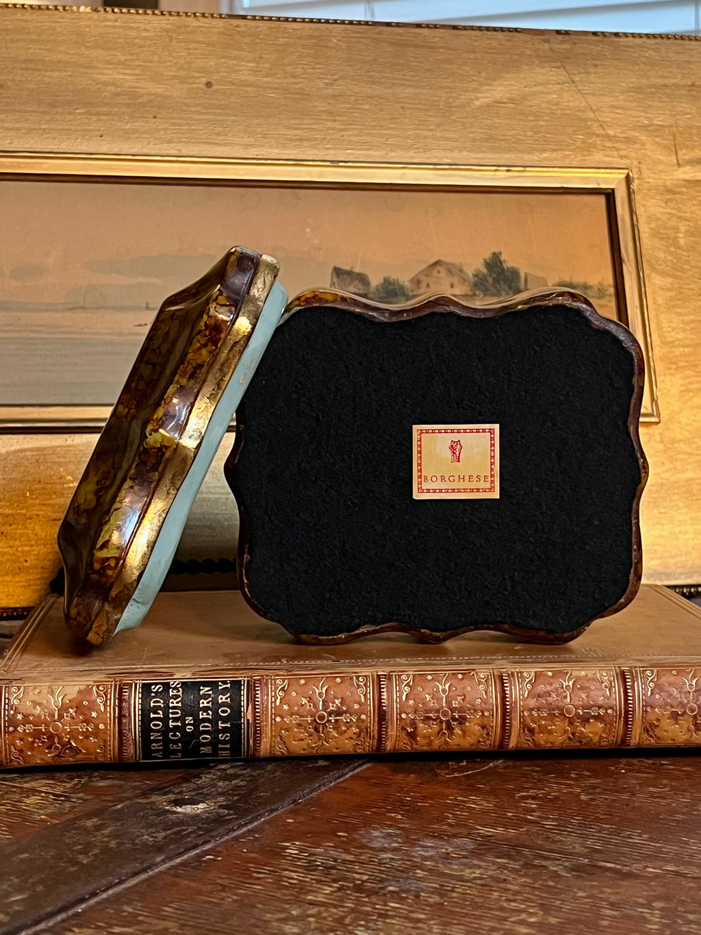 Vintage Borghese Trinket Box