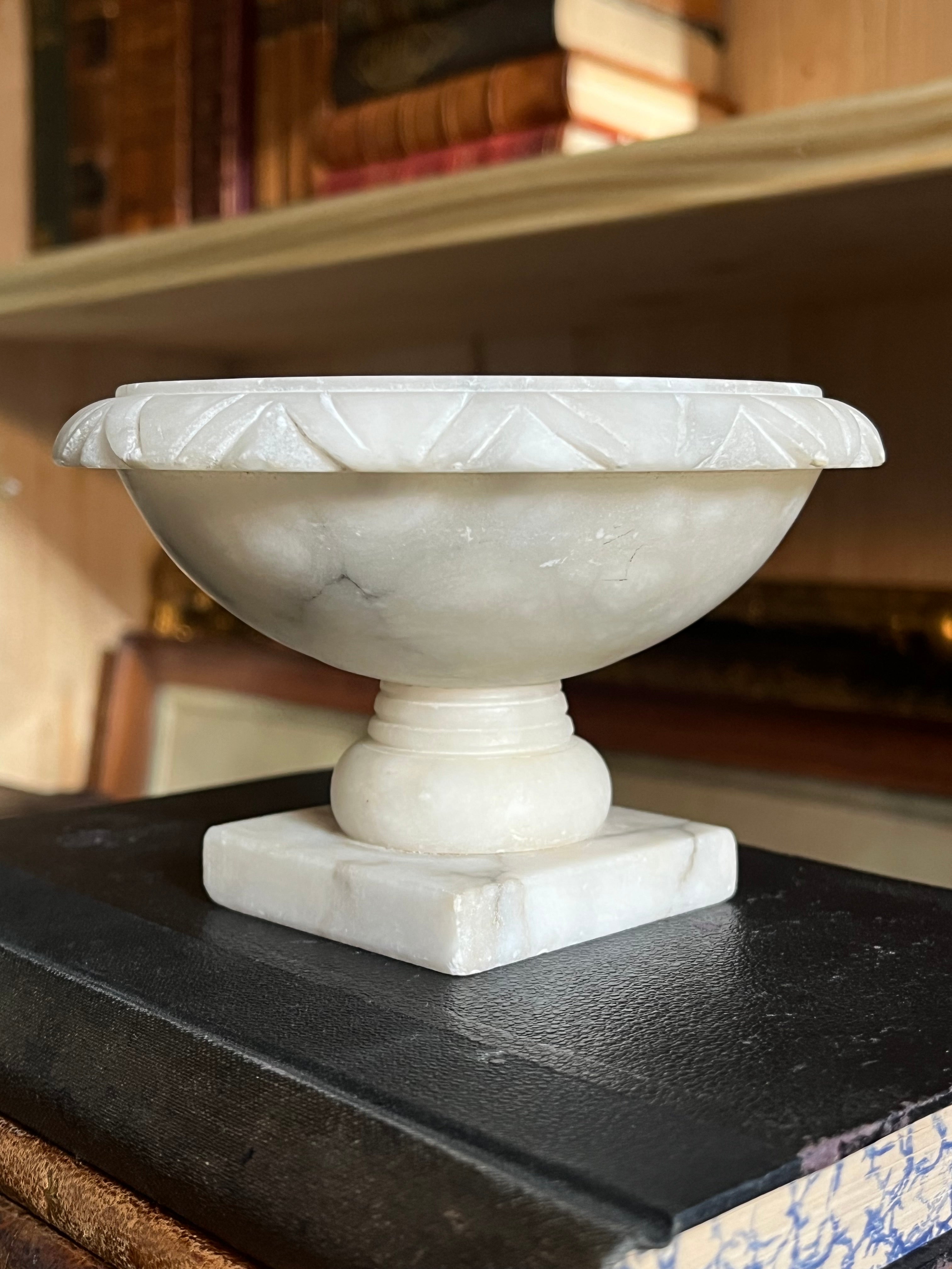 Small Alabaster Birdbath