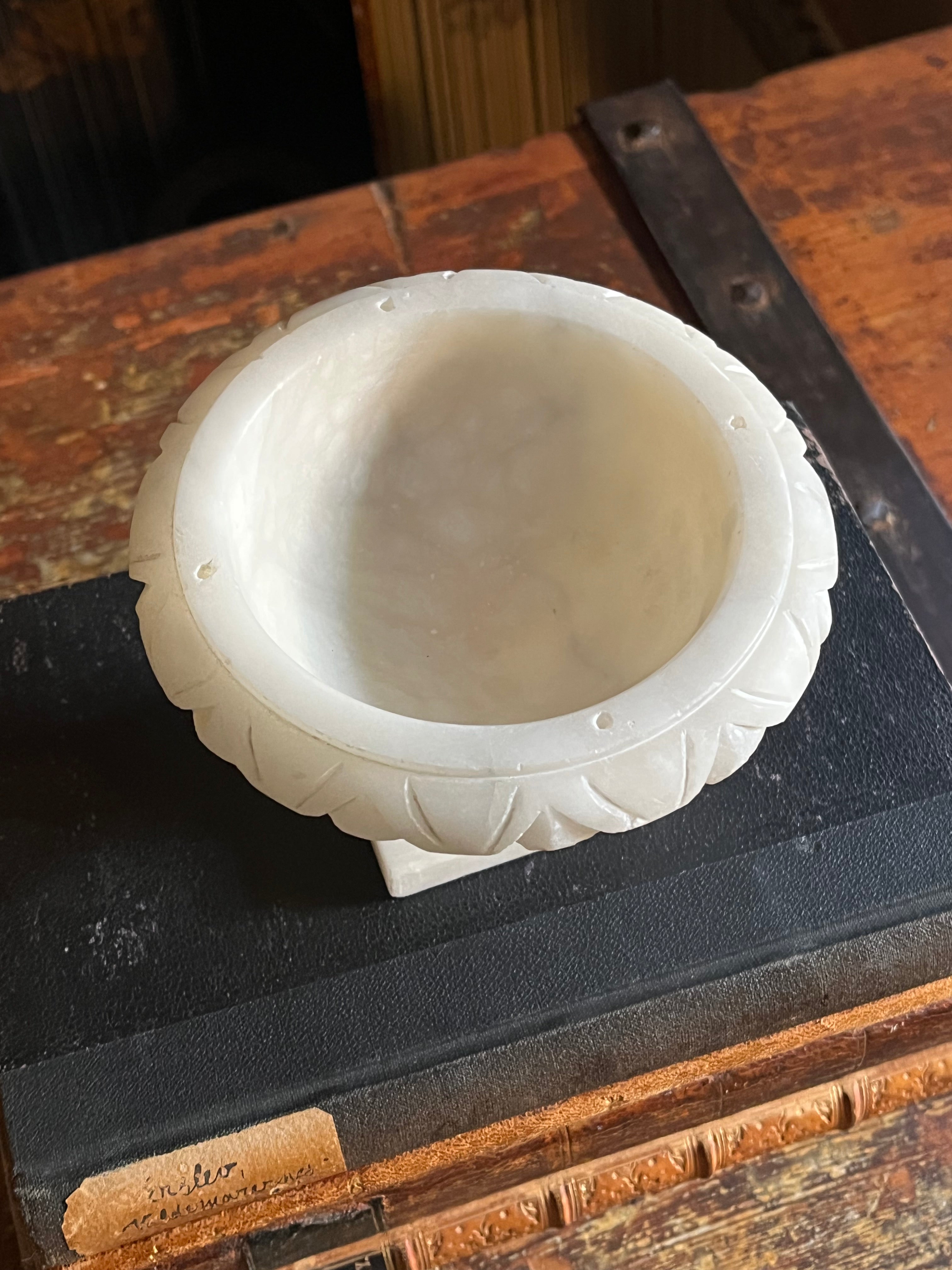 Small Alabaster Birdbath