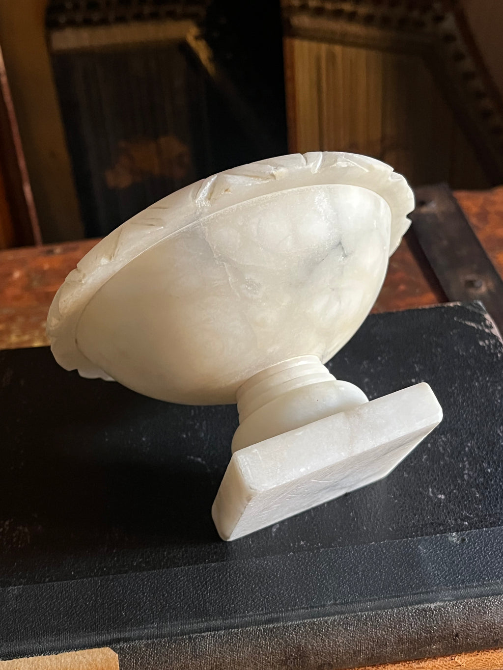 Small Alabaster Birdbath